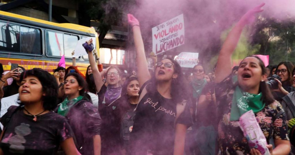 The “Glitter protests” a symbol of feminist activism
